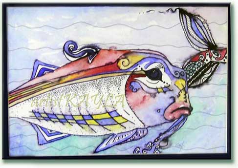 big fish - kayla anderson art | Curator Web Design Diana Giesbrecht
