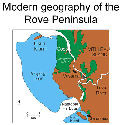 modern geography Rove Peninsula