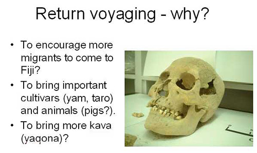 CONJECTURE Return Voyages - why?
