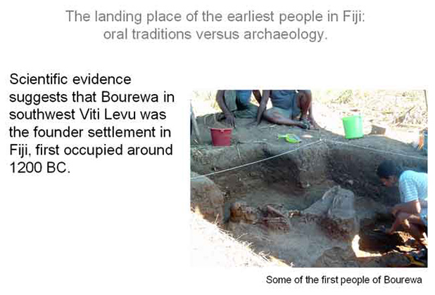 Fiji Lapita Pottery founding settlement Bourewa