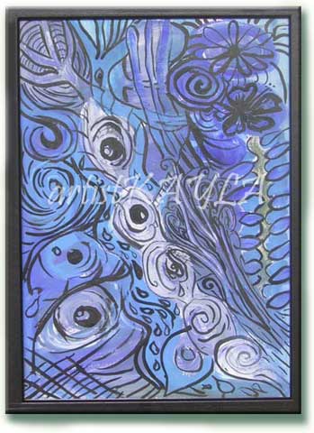 ocean eyes II cry - kayla anderson art | Curator Web Design Diana Giesbrecht