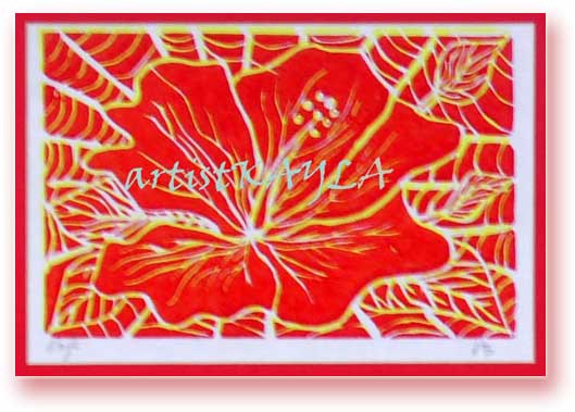 hibiscus - kayla anderson art | Curator Web Design Diana Giesbrecht