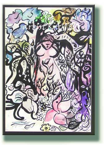 secret garden - kayla anderson art | Curator Web Design Diana Giesbrecht