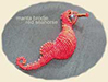 RED SEA HORSE | Marita Brodie Art from the Heart