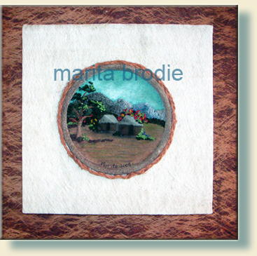 VILLAGE SCENE | Marita Brodie Art from the Heart